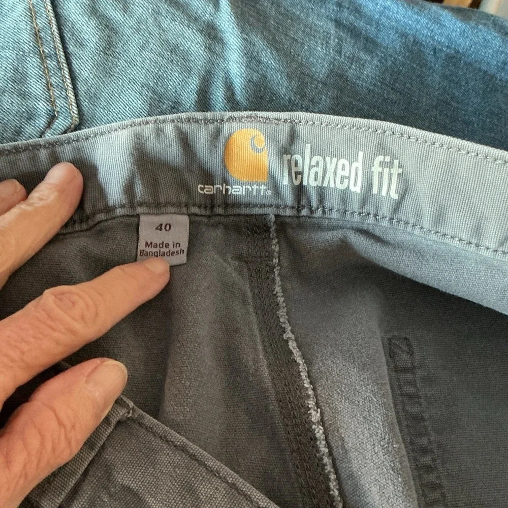 Carhartt relaxed‎ cargo fit shorts Men's SIze 40 Dark Grey Work Utility Cotton